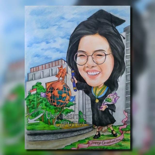 

Karikatur wajah Lukis / Hadiah Ulang tahun / Hadiah Wisuda / Jasa Lukis Wajah / Kado Pasangan