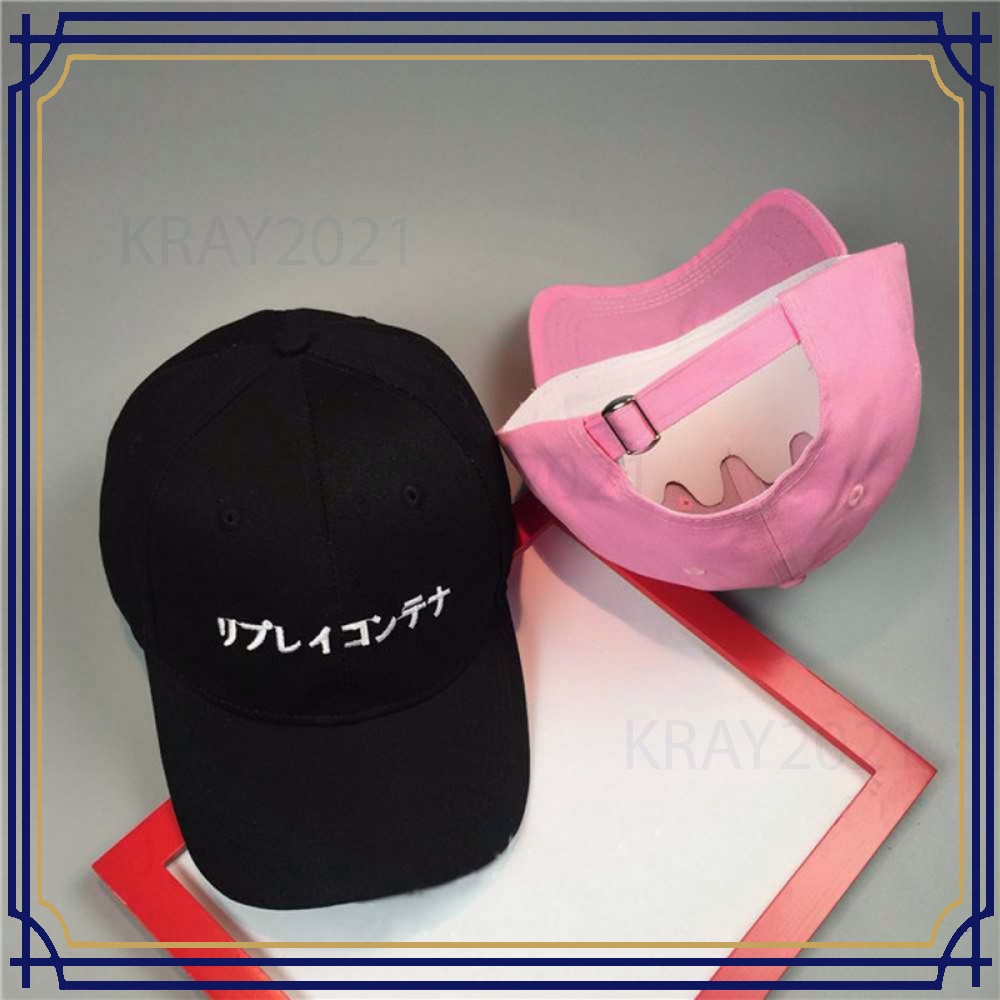 Topi Baseball Japanese Letter Katakana