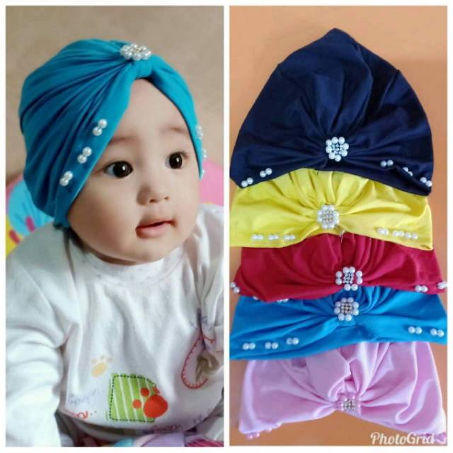 Inner pesta lokal glitter mute mutiara diamond termurah bandana ikat iket ciput tile jilbab hijab