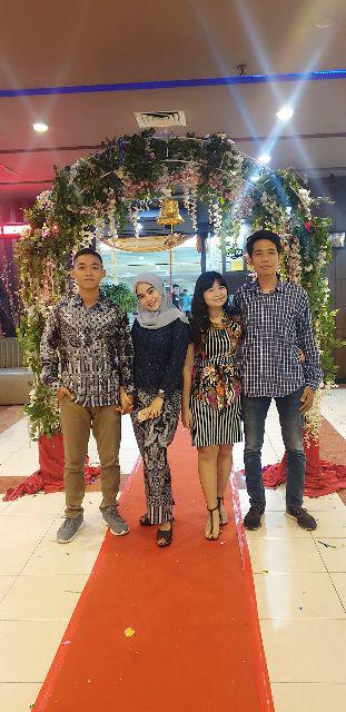 (termurah - Ori _6 Warna) Batik Couple Andhini Kebaya Couple Brukat Anabel - Bs073 Kebaya Modern