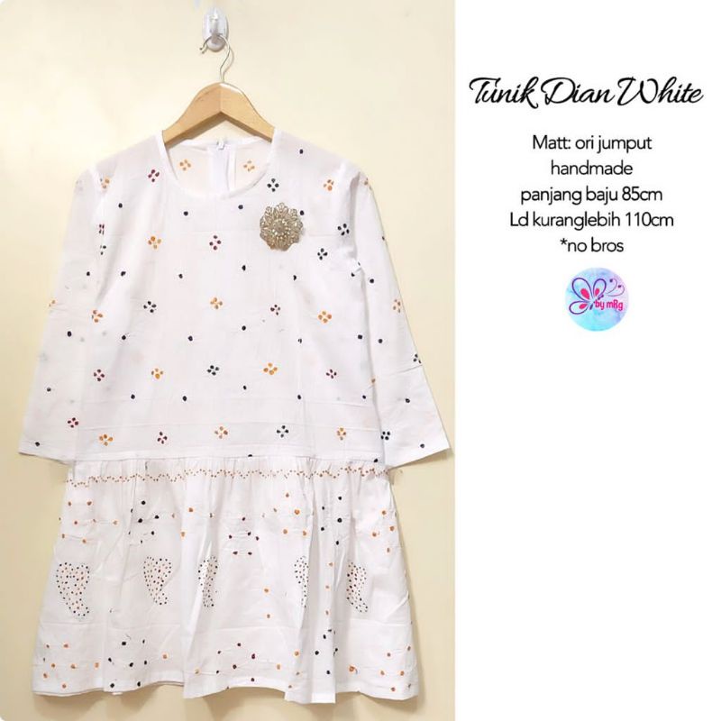 Tunik Jumput Disas #3/ Tunik Katun Jumputan Ori