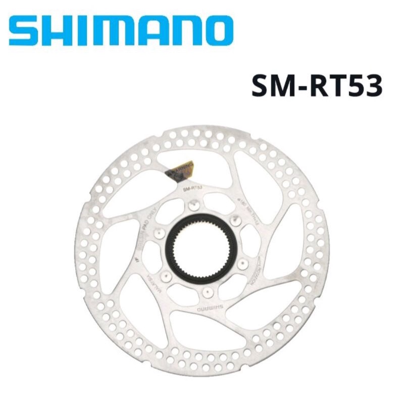 Disc rotor sepeda 180mm Shimano RT53 ( Ori 100%)