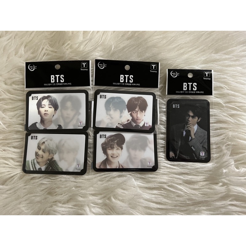 T MONEY LENTICULAR BTS RM JIMIN SUGA JIN JHOPE