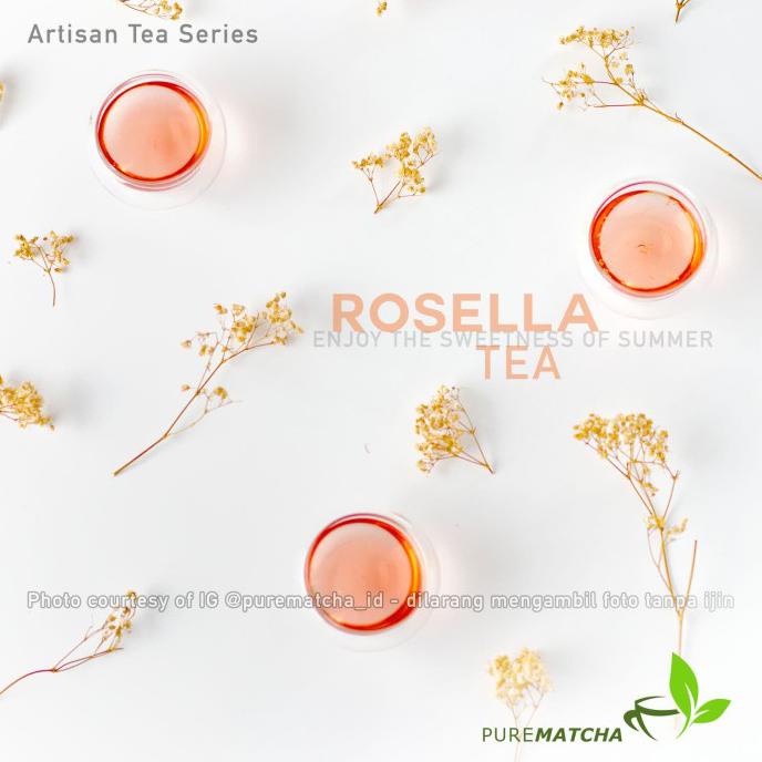 

Promo Awal tahun Artisan Tea Cafe - Hibiscus Flower Tea Teh Bunga Rosella Pink Tea 50gr Cuci Gudang