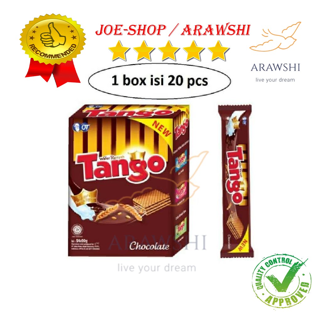 

WAFER TANGO WAFER CHOCOLATE PCK 7.8g