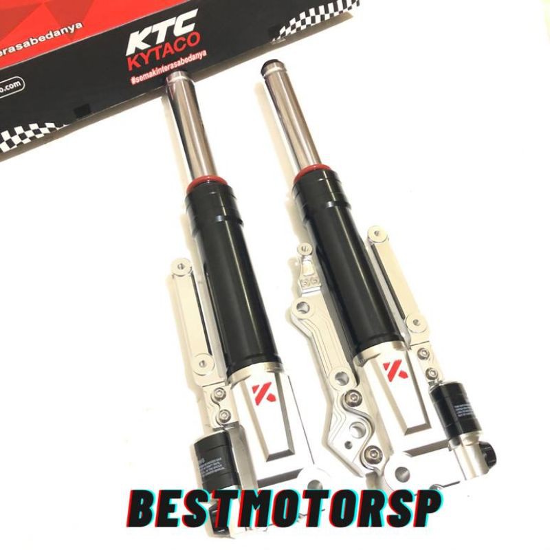 Suspension Nmax Old - Nmax New 2020 Suspension KTC KYTACO ORIGINAL Shock Depan USD SFF-07 BK 3D