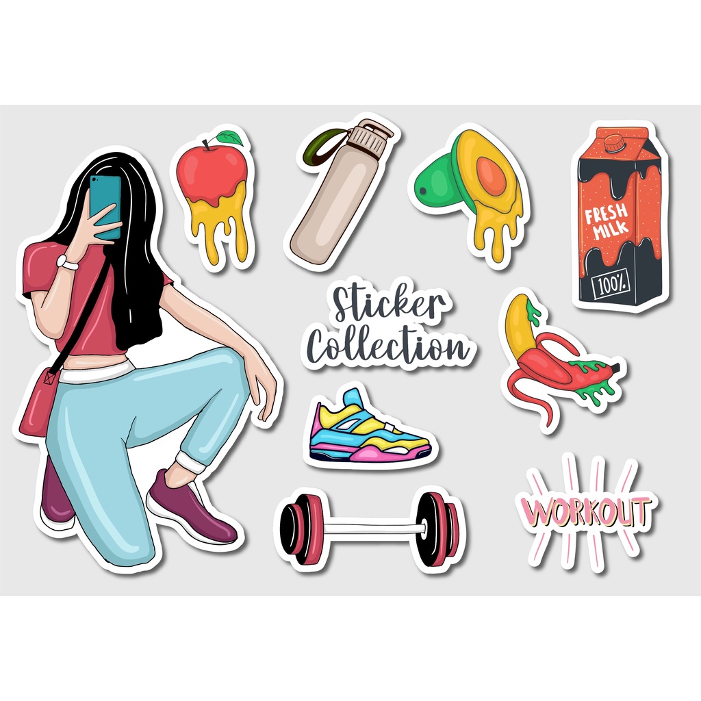 

Sticker Sheet Aesthetic tumblr | 109 lifestyle desert