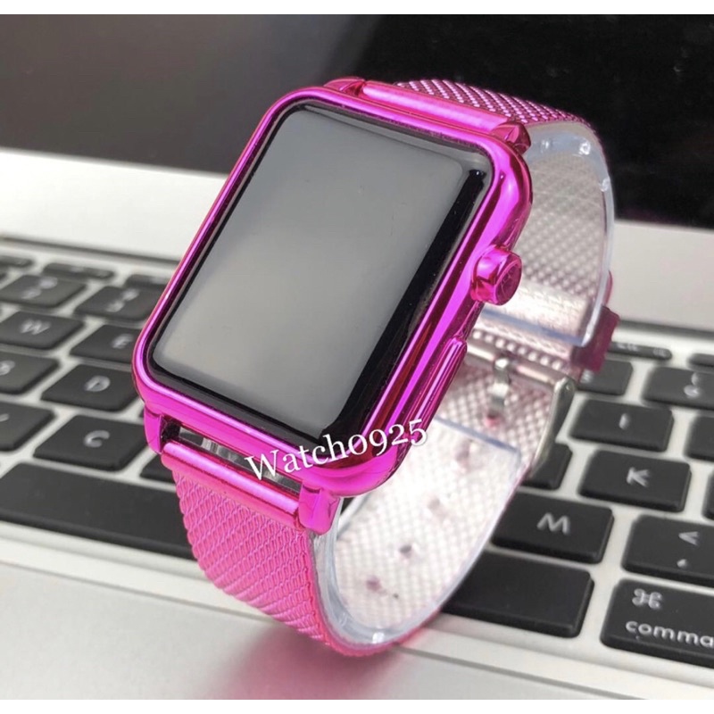JAM TANGAN WANITA LED!! Jam tangan DIGITAL MURAH-Pink