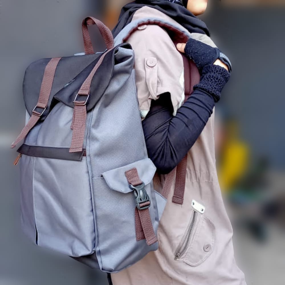 Kbag Klub New Arrival - Tas Ransel Waterproof IAC Backpack Up to 15 inch - Tas Sekolah Tas Wanita Daypack