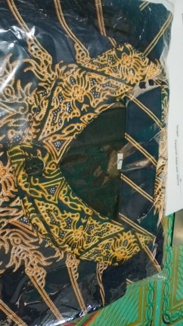 Batik Solo Koko Batik Lengan Panjang Lapis Furing Abinaya Seri Martowiro Batiksoloamanah Peksi Dongk