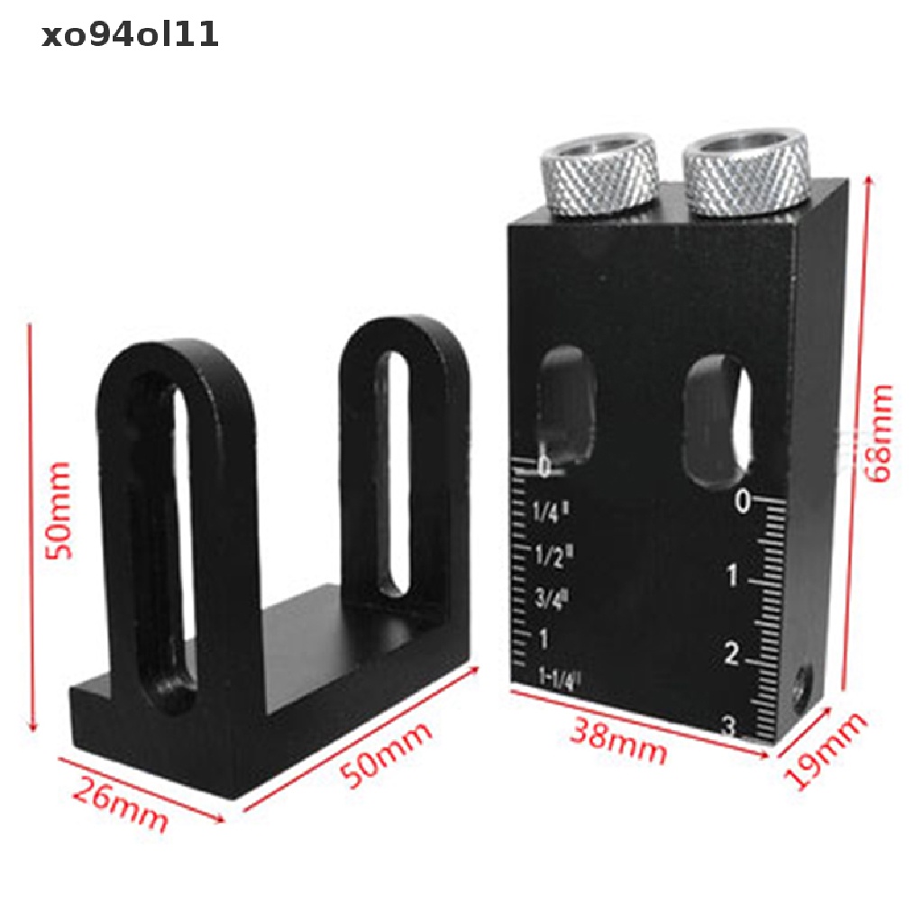 Xo Pocket Hole Jig Kit Sudut 15 Derajat Untuk Bor