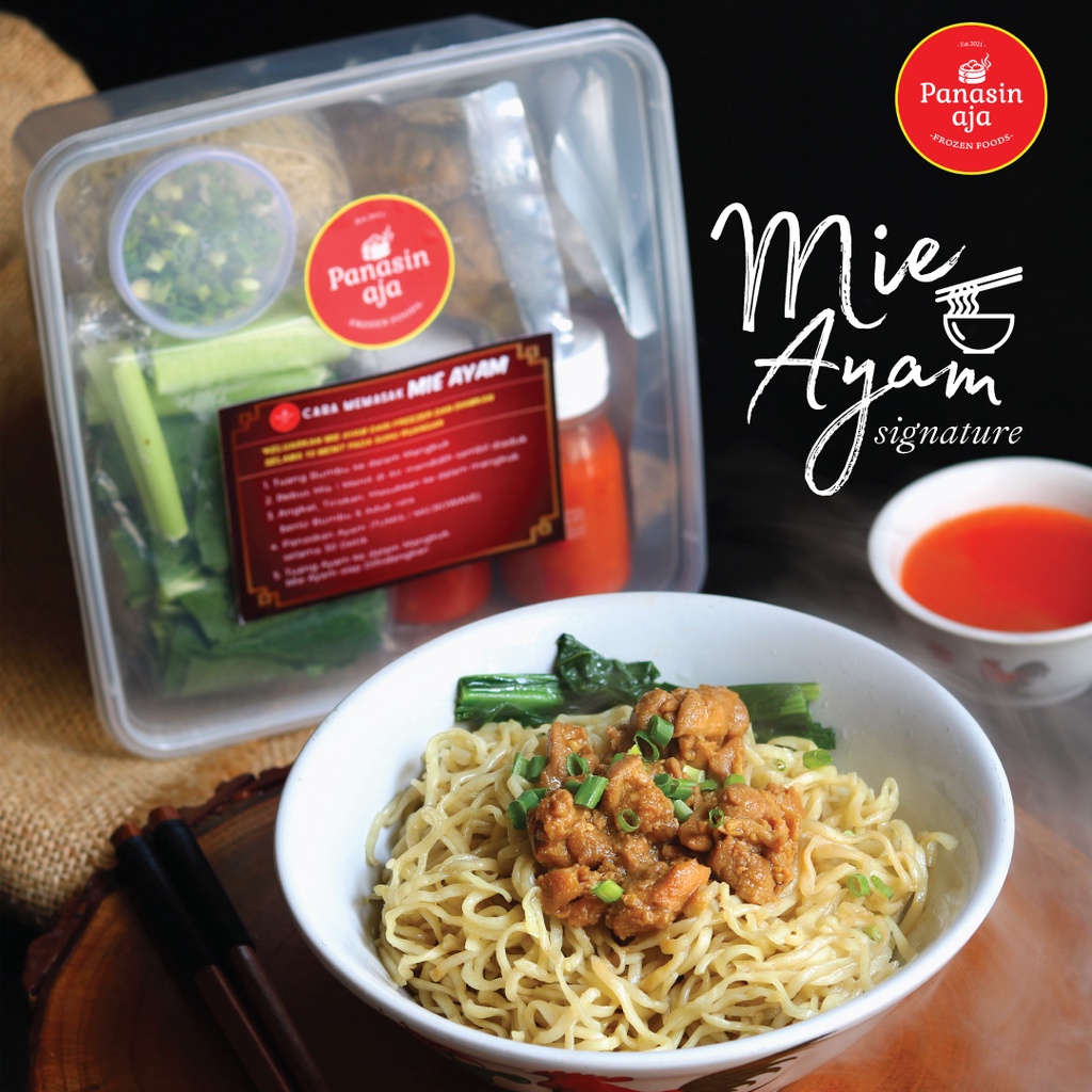 

Bakmie Ayam Frozen PREMIUM HALAL | 3 Porsi | 5 Porsi
