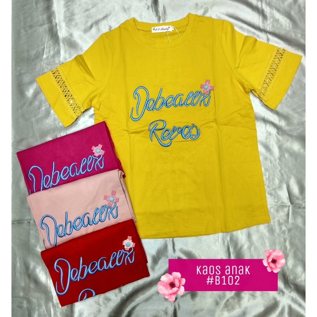 Kaos anak import/ Atasan anak / Baju kaos anak #B102- 107