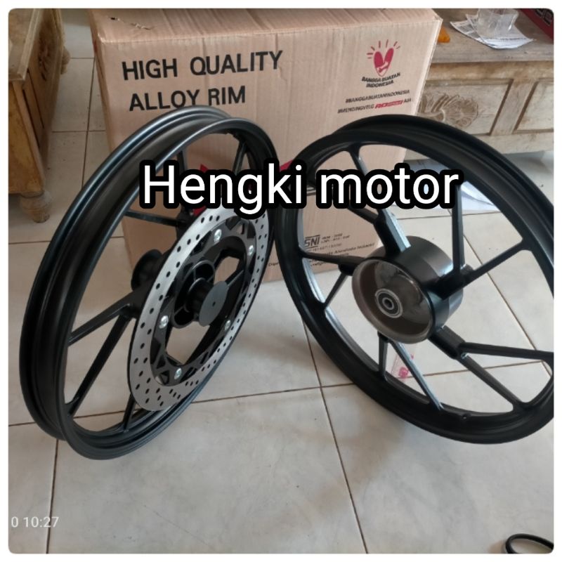 velg racing untuk satria 2 tak, Shogun kebo,tornado model palang satria Fu uk 140/160x17