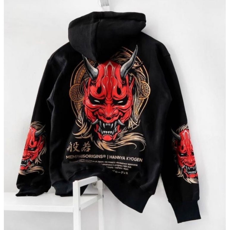 Hoodie Pria Distro Jaket Jepang Memphis Origins Tomoe Gozen Sweater Terbaru