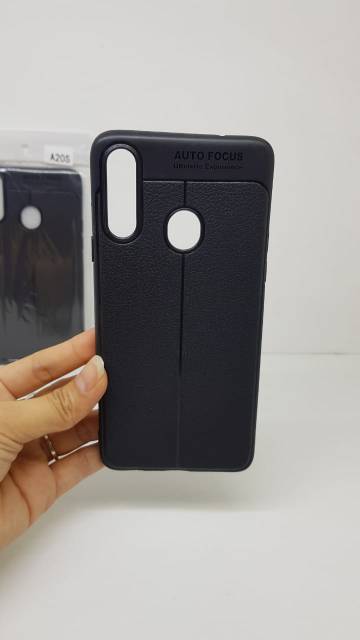 Auto Focus Samsung A20s 6.5 inchi Leather Soft Case Samsung Galaxy A20s Auto Fokus Samsung A207