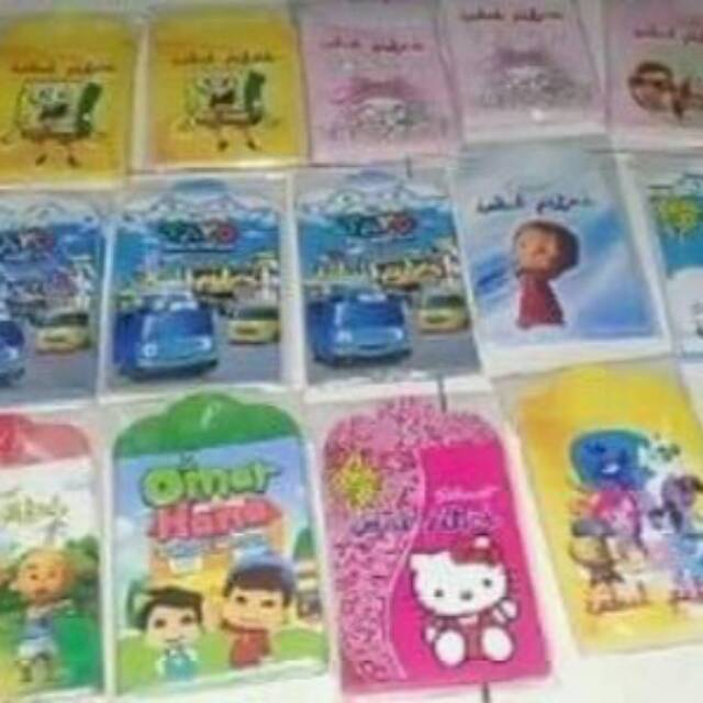 

10PCS AMPLOP LEBARAN ANGPAO MOTIF KARAKTER KECIL UK 7*11