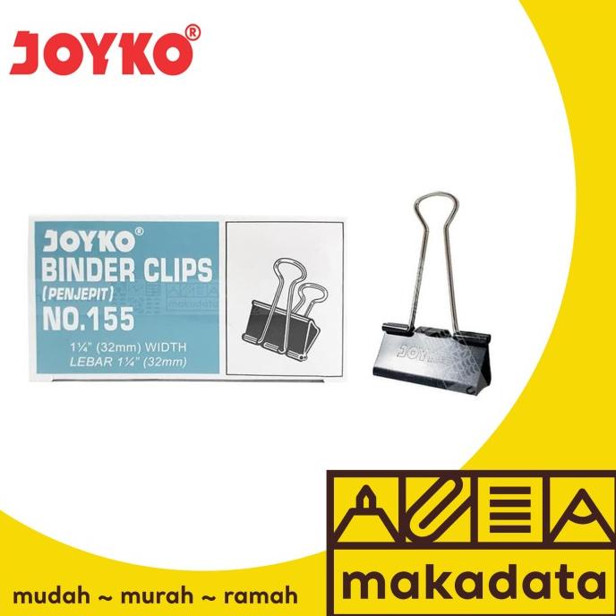 

$$$$] BINDER CLIP | KLIP KERTAS JOYKO 32 MM NO. 155 MURAH