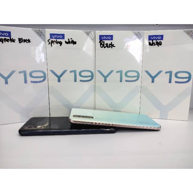 BELI ECER HARGA RESELLER Vivo Y19 6gb/128gb White/Black