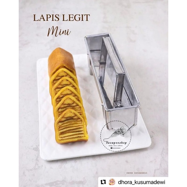 Loyang Lapis Legit Mini Rumah / Cetakan Kue Lapis Legit Mini