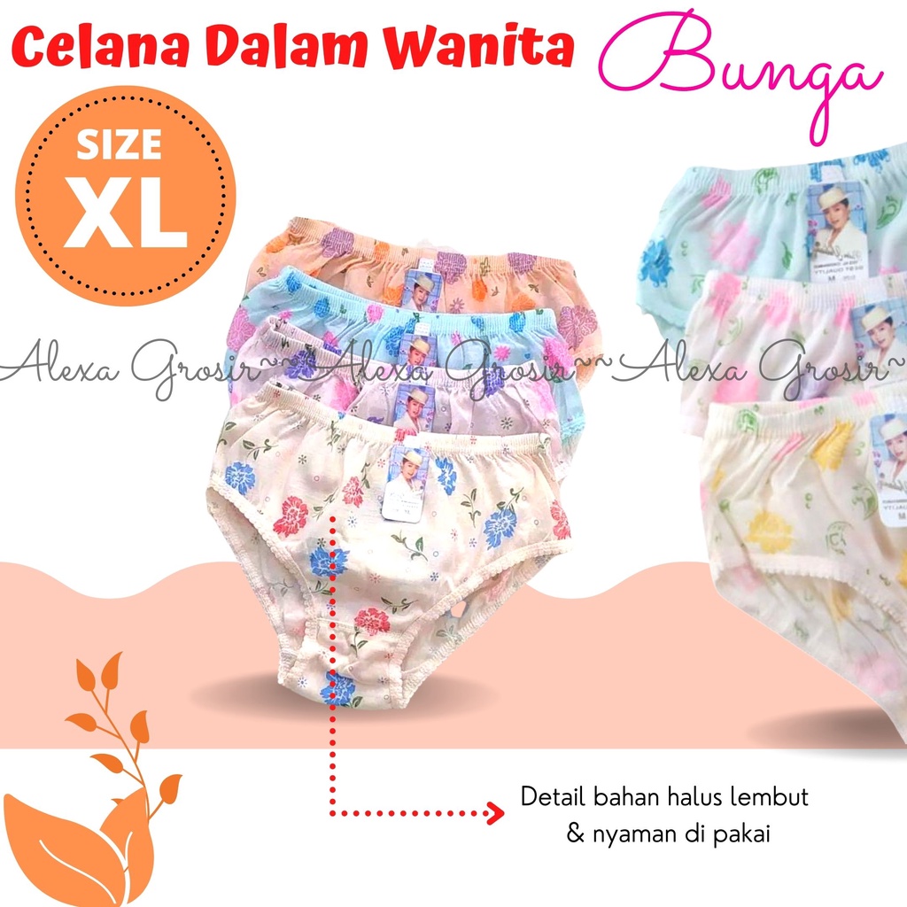 Celana Dalam Wanita Murah Size M L XL 3L 4L