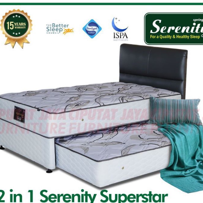 SPRING BED 2 IN 1 FULL SET KASUR MURAH SPRING BED MURAH MATRAS MURAH BUSA MURAH TEMPAT TIDUR MURAH