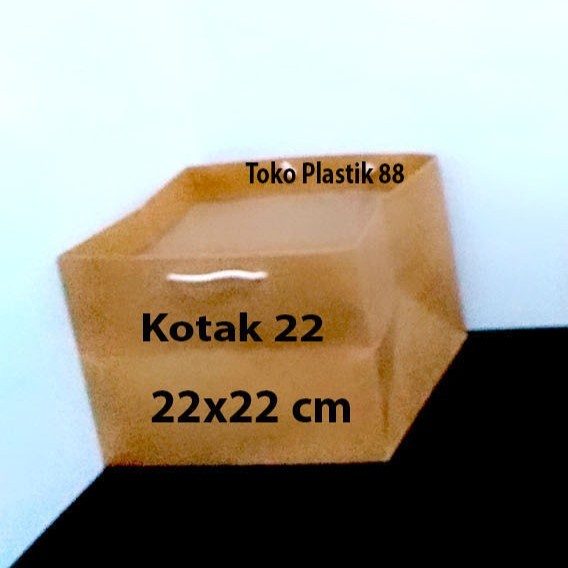 

(TERLARIS) Paperbag Coklat Polos Size Kotak 22