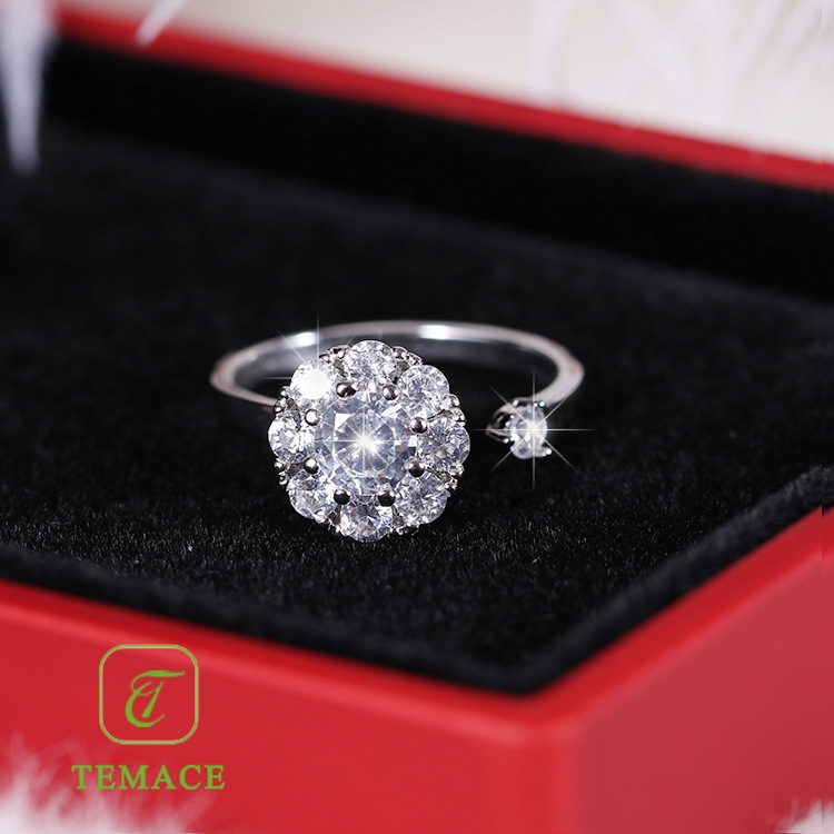 CINCIN WANITA SILVER 925 LAPIS EMAS PUTIH / PERHIASAN PERAK 925 / CC65