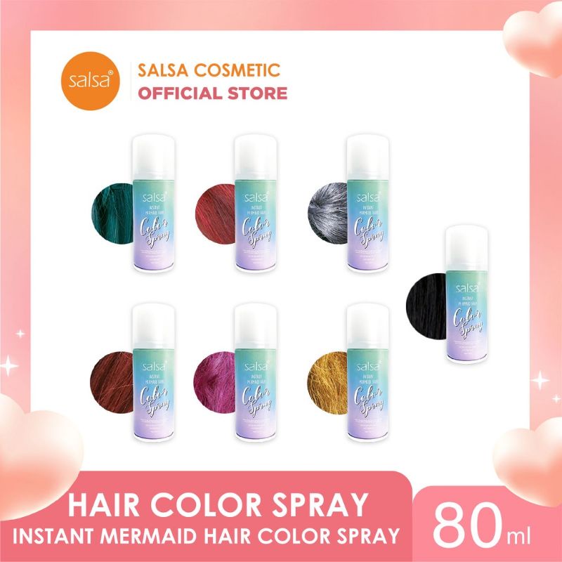 SALSA INSTAN MERMAID HAIR COLOR SPRAY [ 𝗕𝗣𝗢𝗠 ]