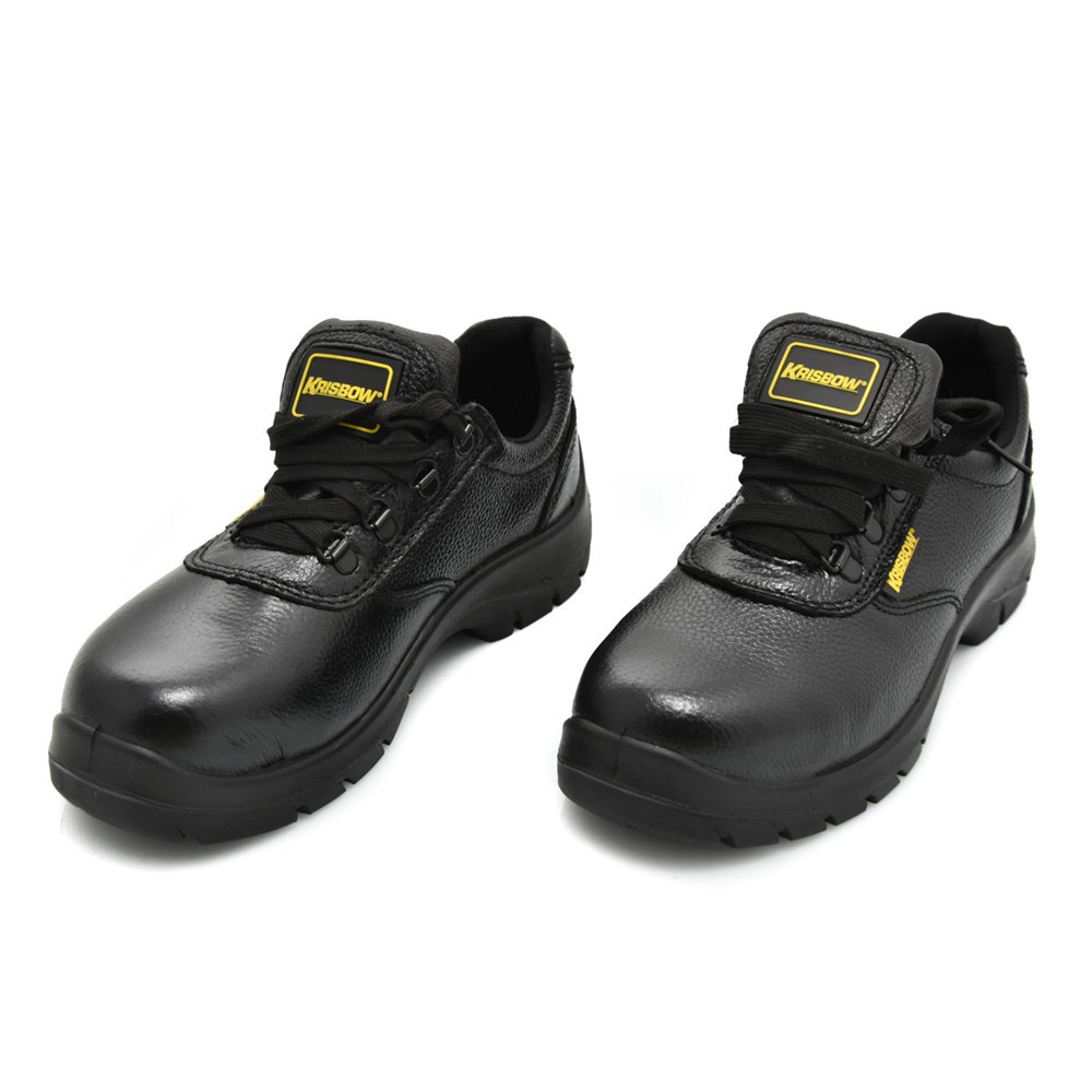 Sepatu Safety Krisbow Kronos 4 Inch Hitam