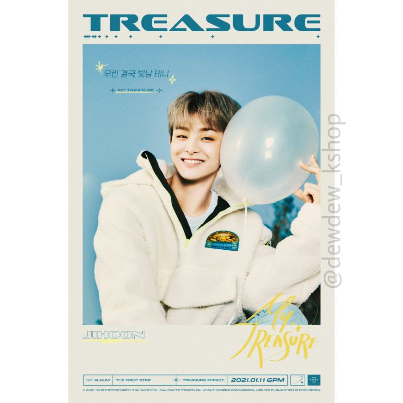 POSTER TREASURE - ‘MY TREASURE’ LYRIC POSTER <JIHOON>