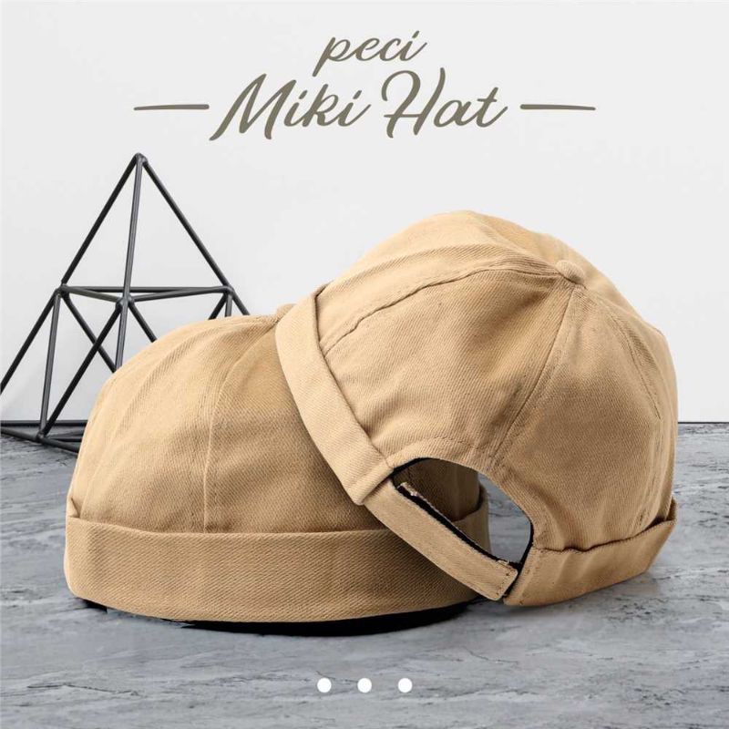 Topi Kupluk Pria Miki Hat Original Peci Sholat