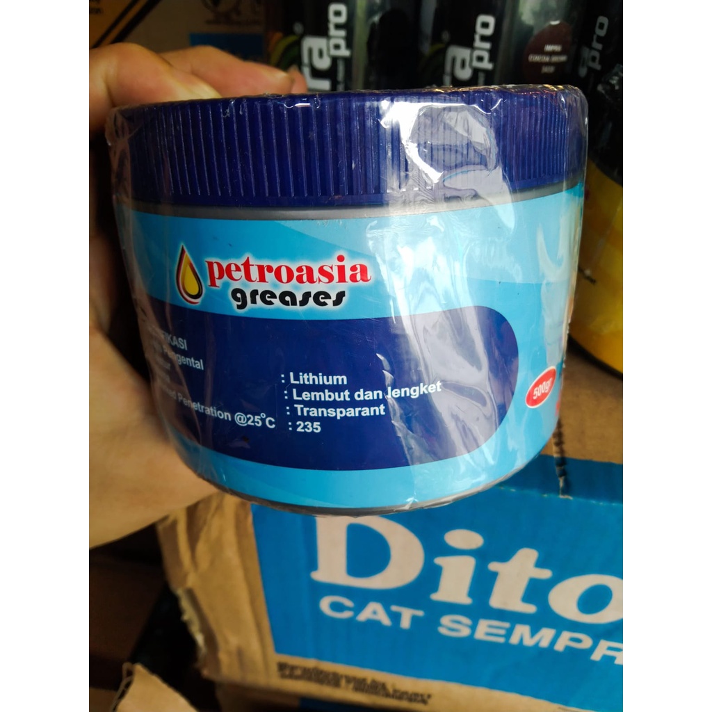 Gemuk tranparan gemuk bening Petroasia 500gr gemuk petroasia coklat gemuk petroasia biru gemuk transparan grease gemuk gris