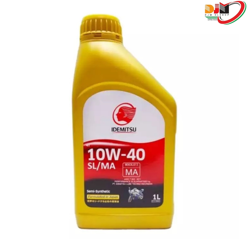 Jual IDEMITSU Oil 4T SL/MA 10W-40 Semi Synthetic 1L | Shopee Indonesia