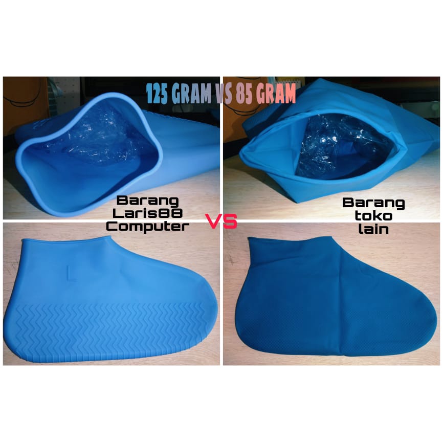 Cover sepatu Elastis Anti Air Hujan Waterproof pelindung sepatu