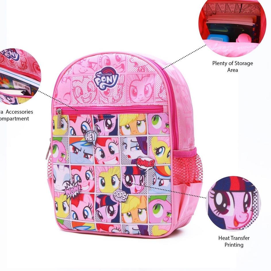 Super Testimoni My Little Pony Smile Backpack M 2029-0244 - Adinata / Tas sekolah Ransel anak