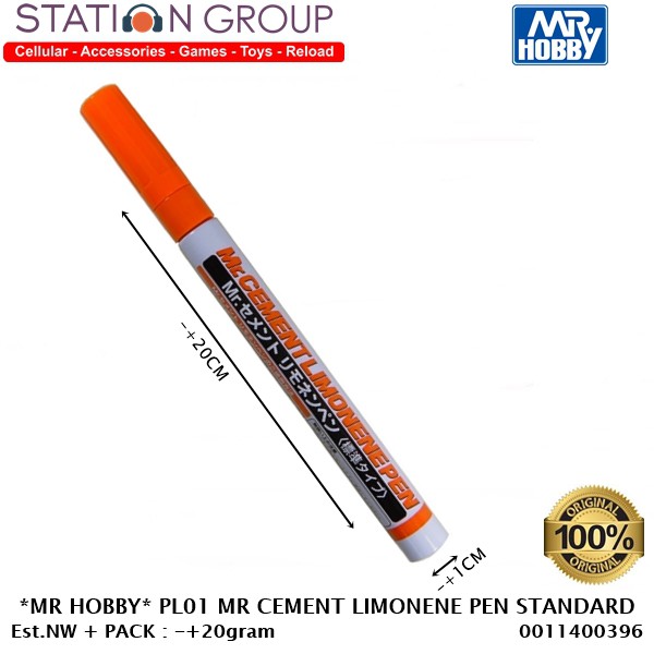 

MR HOBBY PL01 MR CEMENT LIMONENE PEN STANDARD TIP