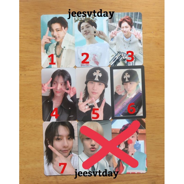 PC Photocard Album Woodz Cho Seungyoun Only Lovers Left OLL Equal Message card holo hologram