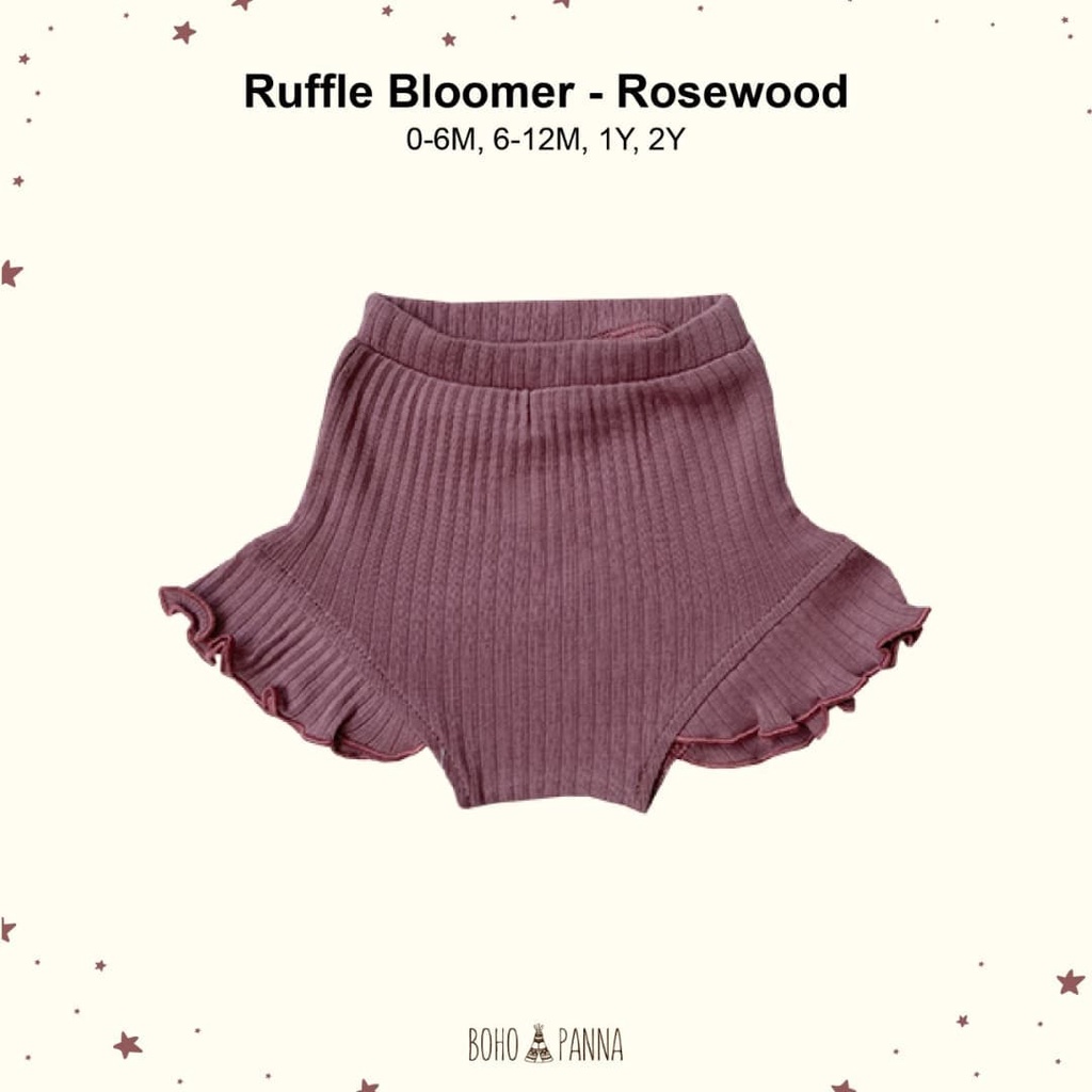 BOHOPANNA Ruffle  Bloomers Celana Pendek Anak Perempuan