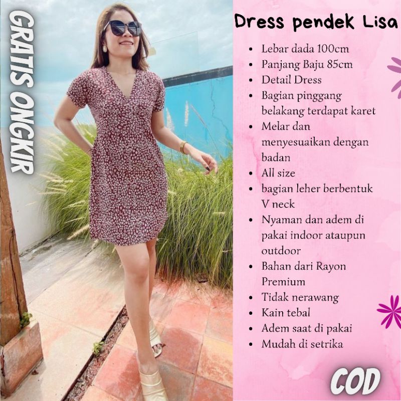MINI DRESS DAISY DRESS PENDEK MINI DRES DRES SEXY DRESS SEXY WANITA TERBARU