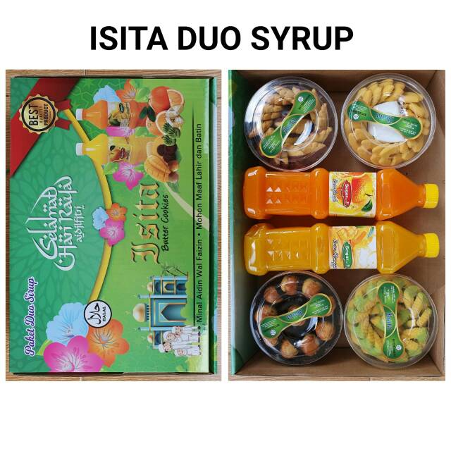 

Kue kering Lebaran dan syrup