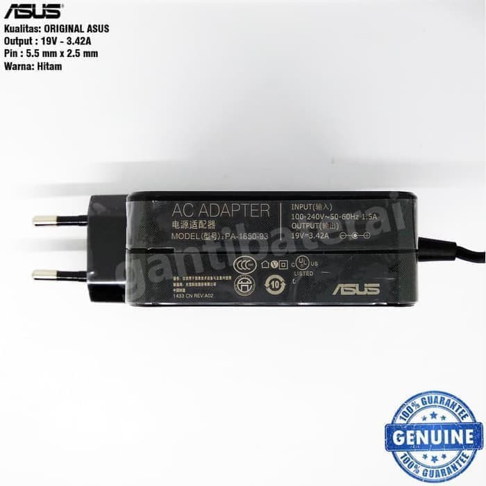 Adaptor Charger Asus A46C A46CA A46CB A46CM K46CA K46CB 3.42a Square