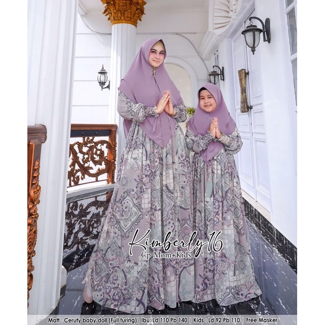 Set Syari Couple ibu dan anak