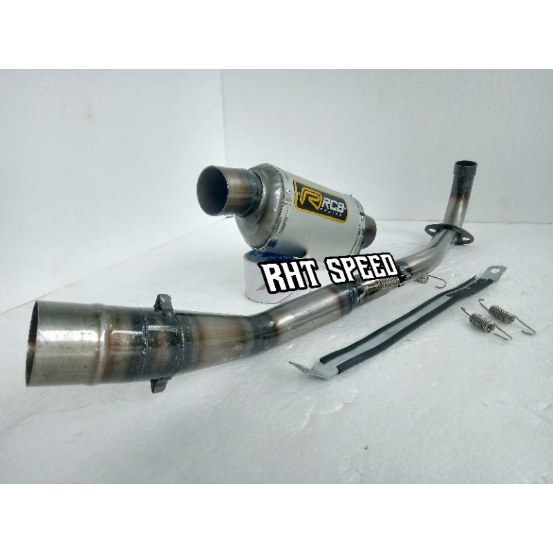knalpot racing rcb jupiter z ,shogun ,supra x, vega ,supra fit