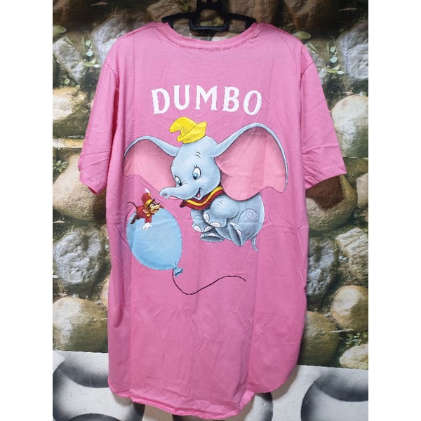 KAOS RYUKA DUMBO - Pink / Kaos Oversize Katun Combed 30s