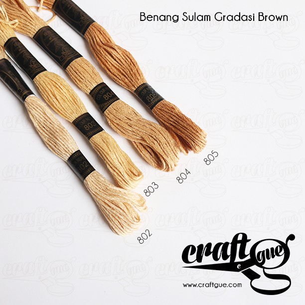 Benang Sulam (Rose) BROWN