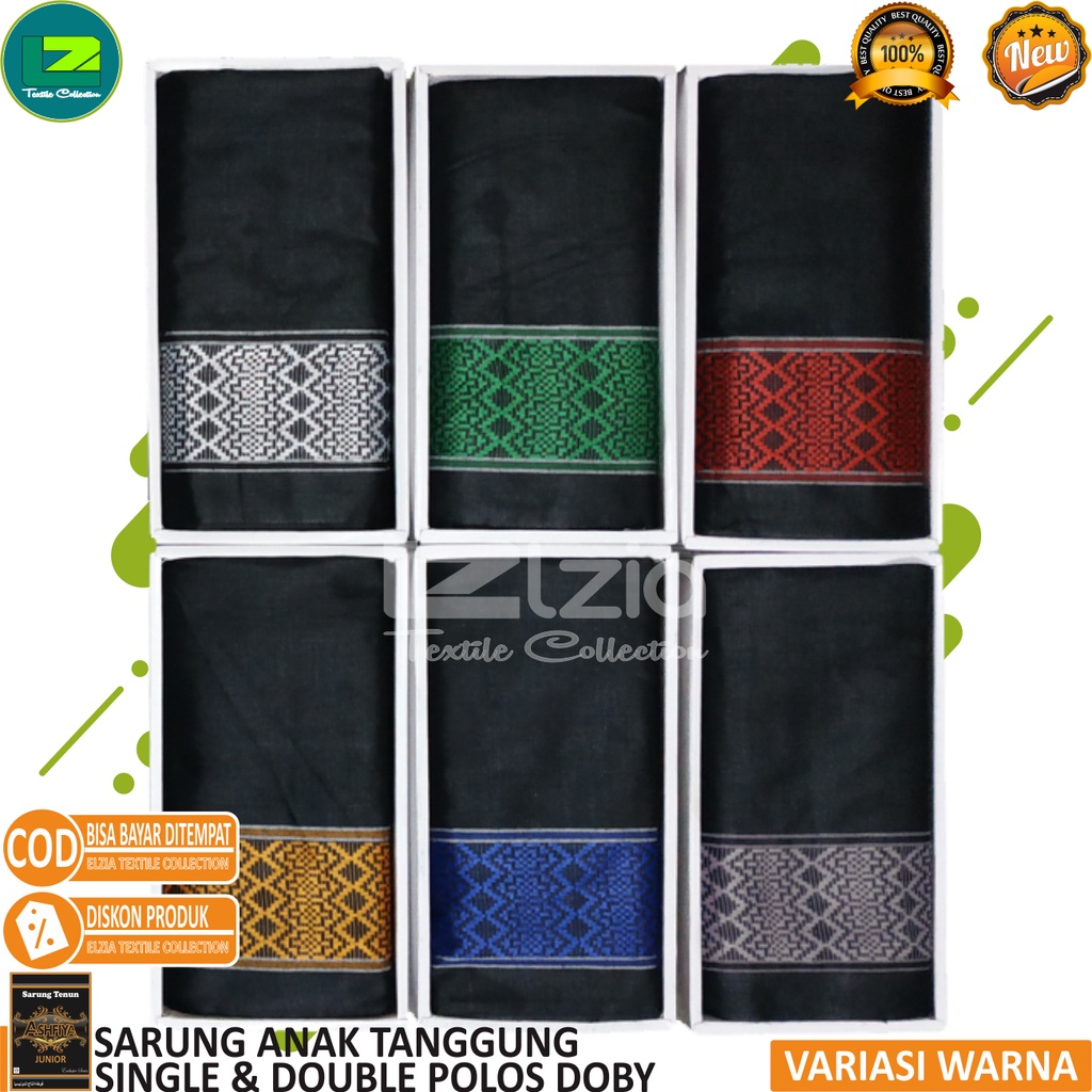 SARUNG ANAK TANGGUNG SINGLE &amp; DOUBLE POLOS DOBY