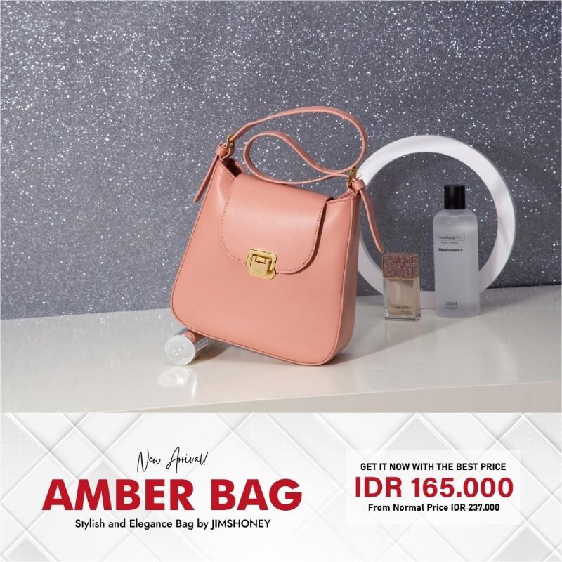 FREE EXCLUSIVE BOX TAS SELEMPANG WANITA UNIK JIMS HONEY JH AMBER BAG BRANDED MEWAH KADO CANTIK UNIK