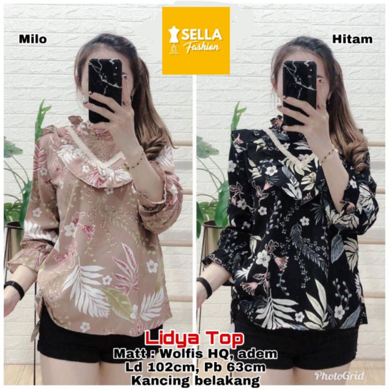 lidya top by sella fashion wolfis premium