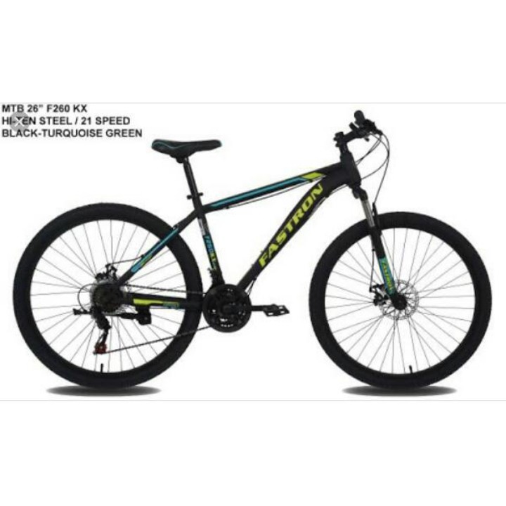 SEPEDA GUNUNG MTB FASTRON F260 KX 26" 26 21 SPEED - GRAB/GOJEK INSTAN